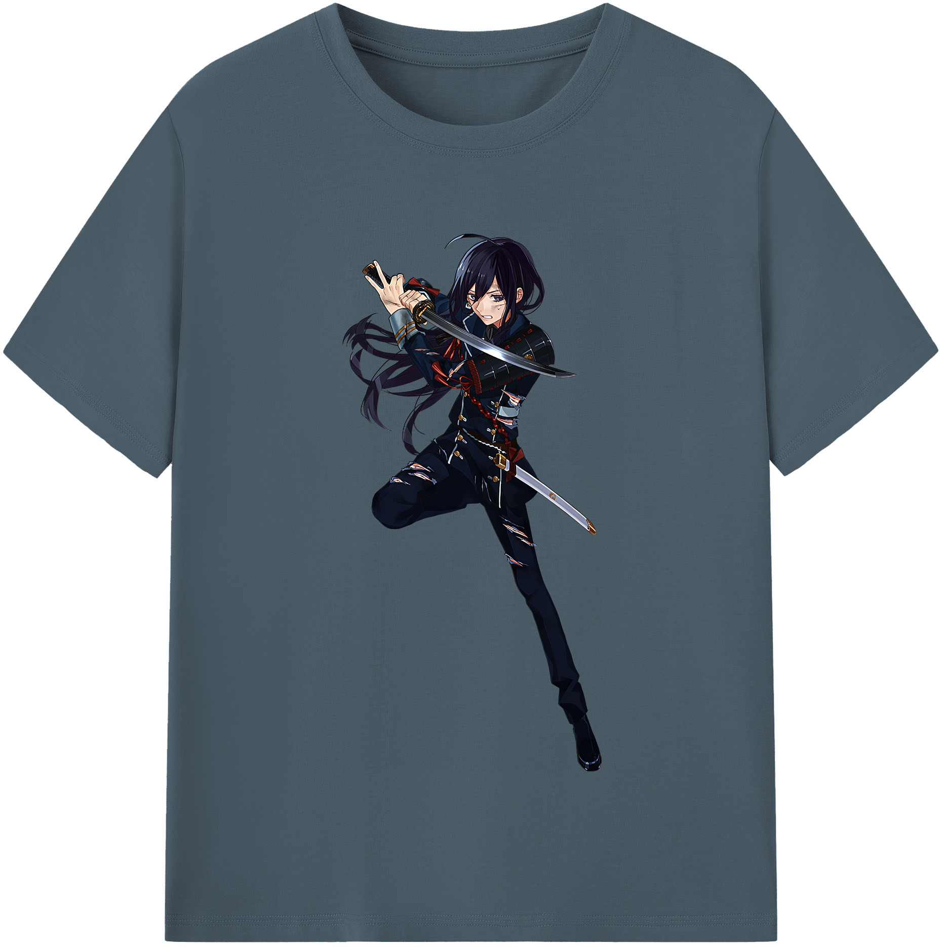 （画像用） 刀剣乱舞 Touken Ranbu 綿100％半袖Tシャツ（フロントプリント）
